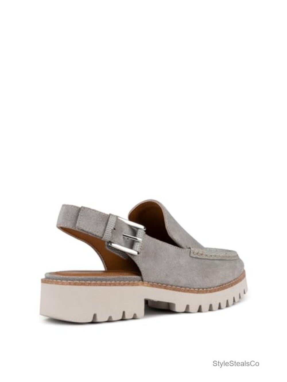 Slingback Loafers with EVA Lug Sole and Memory Foam Insole - Picture 6 of 6